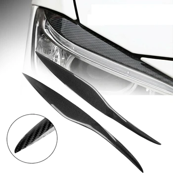 

Carbon Fiber Headlight Eyebrows Cover Trim for Ford Fiesta MARK VI Pre-Facelift 2009-2012