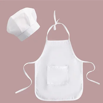 

1pc Photo Prop Creative Photo Prop Chef Clothes Apron Cheft Hat Cosplay Costume
