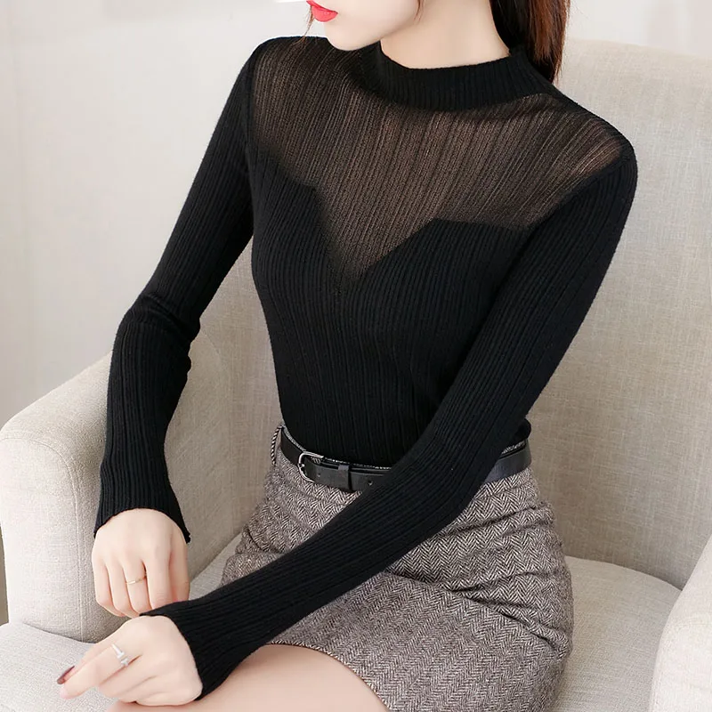 BOBOKATEER черный свитер пуловер женская зимняя одежда женские свитера 2019 pull femme nouveaute