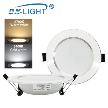 

LED Downlight 3W 5W 7W 9W 12W 15W Recessed Round LED Ceiling Lamp AC 220V 230V 240V Indoor Lighting LED Spot light