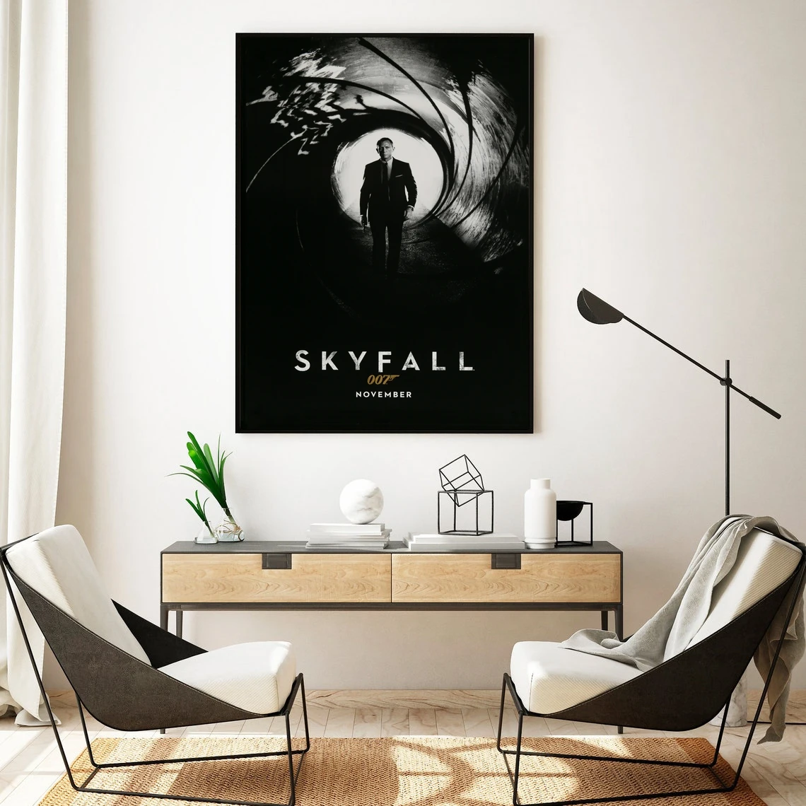 2012 James Bond Poster Reprint/Home Decor/Wall Decor/Wall Art Skyfall 