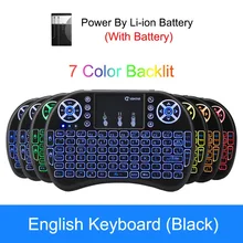 

Air Mouse Touchpad Handheld for Android TV BOX Mini PC I8 Wireless Keyboard Russian English Hebrew Version i8+ 2.4GHz