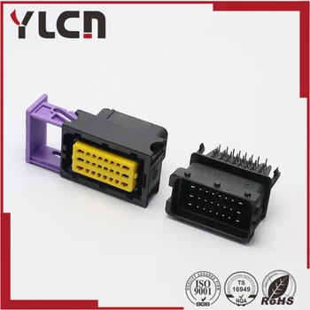 

Free shipping 24 Pin Male/female Automotive Connectors with ECU Plug to Oil Gas Computer Board 211 PC 249S0005