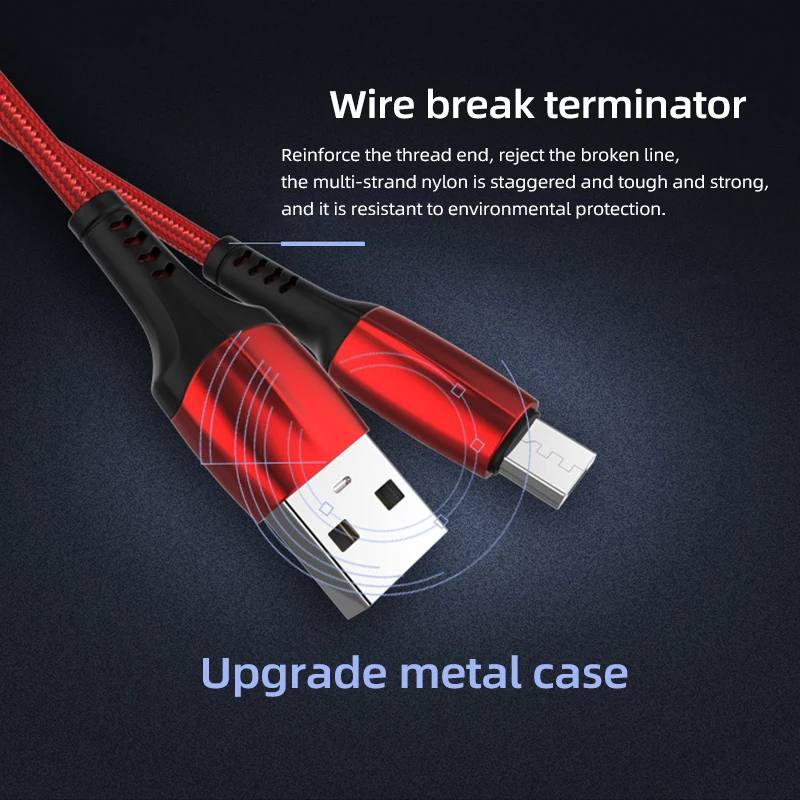 USB кабель для быстрой зарядки и передачи данных 1 м|Кабели мобильных телефонов| |