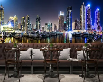 

[Self-Adhesive] 3D City Night Scene 98569 Wall Paper mural Wall Print Decal Wall Murals