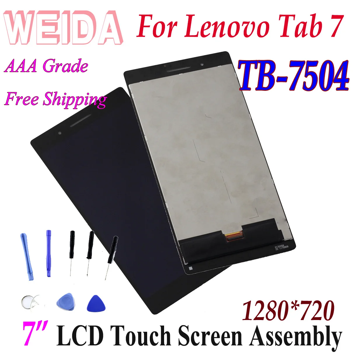 Сменный ЖК-дисплей WEIDA 6 98 дюйма для Lenovo Tab 7 Wi-Fi с сенсорным экраном в сборе