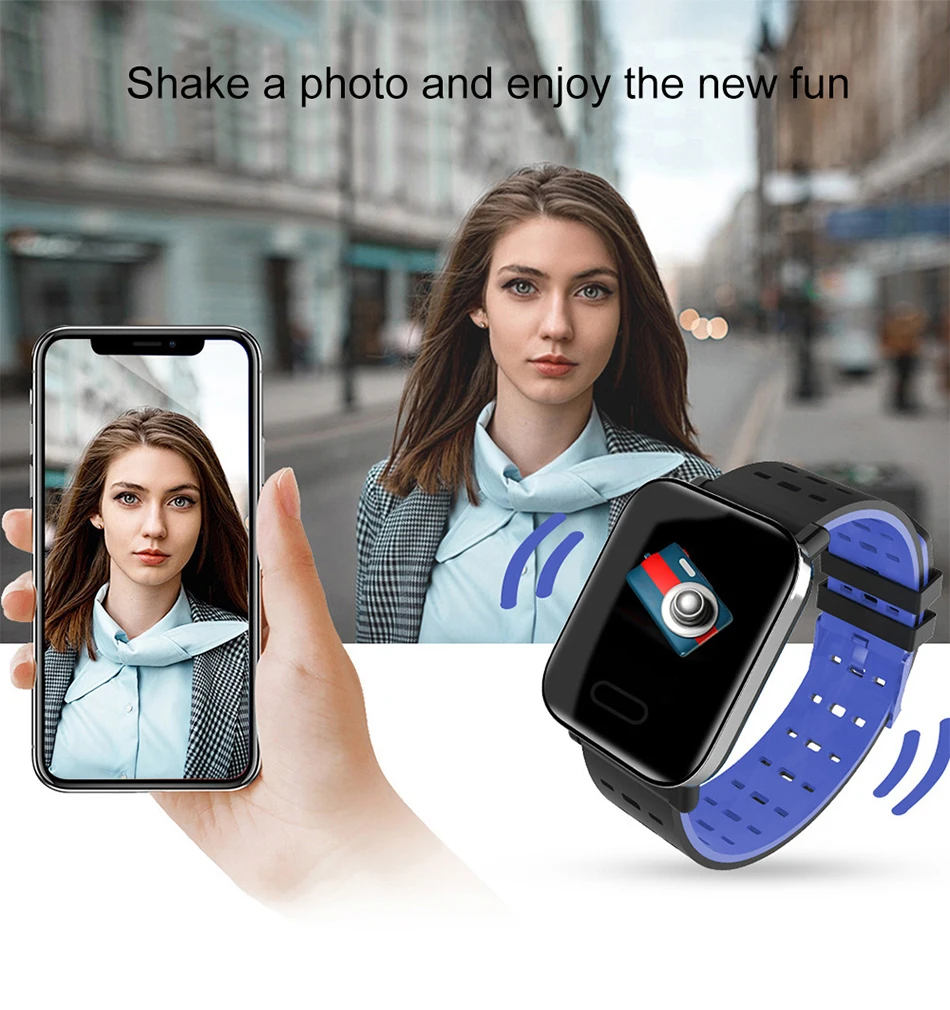 Portable Blood Pressure Tonometer On Wrist Waterproof Medical Equipment Digital Measuring Pressure Smart Wrist Watch Sport
