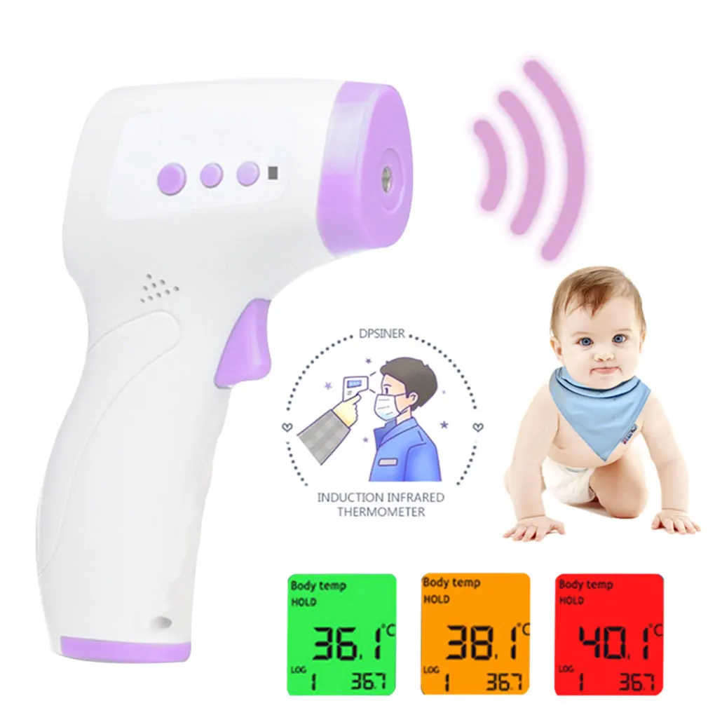 

Infrared Forehead Body LCD Thermometer Baby Adult Digital Thermometer Non-contact Temperature Measurement Meter Muti-fuction