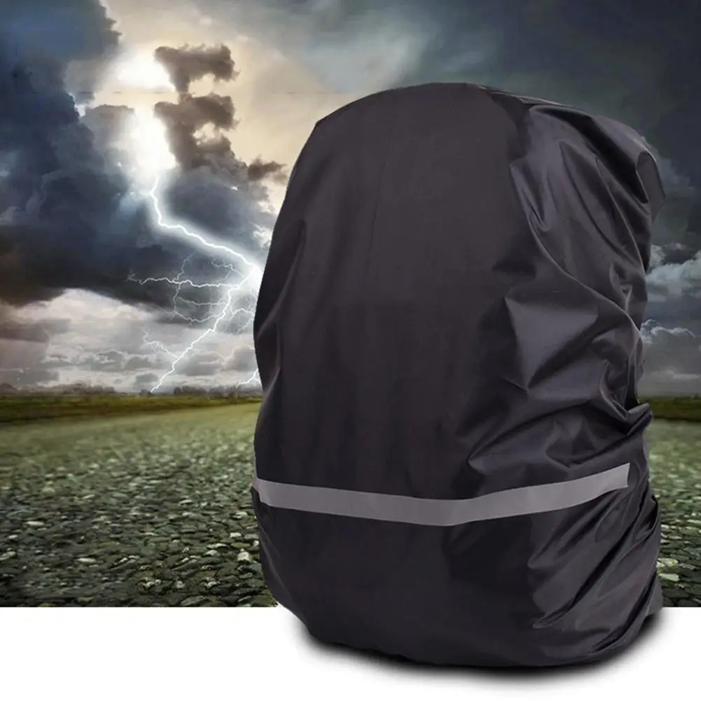 Дождевик рюкзак светоотражающий 17л 30л 40л 55Л 70Л водонепроницаемая сумка камуфляжная тактическая уличная походная альпинистская Пылезащитная дождевик