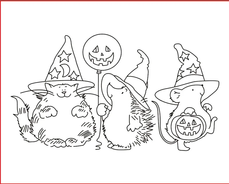 

10x8 Three mice Transparent Clear Stamps for Scrapbooking for DIY Card Making Cutting Crafts Stencil