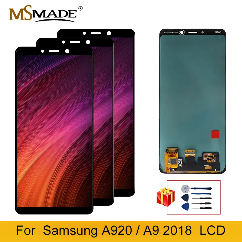 6 3 &quotОригинальный Для Samsung Galaxy A9 2018 LCD A920 A9S Star Pro SM A920F ЖК дисплей сенсорный экран