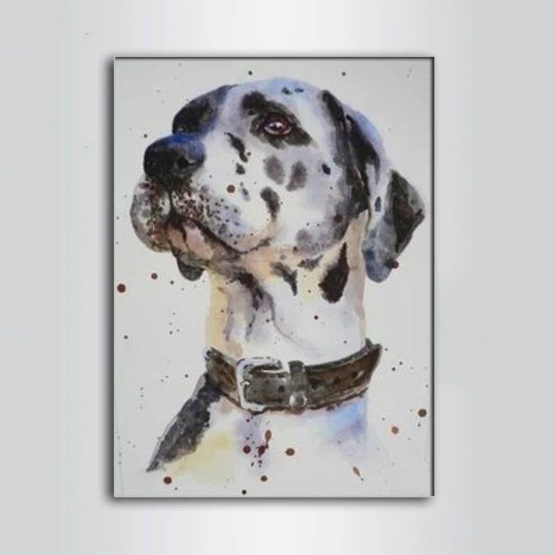 Рисунок на холсте чихуахуа постер с собакой от ElenTsArt Etsy полноразмерная/круглая