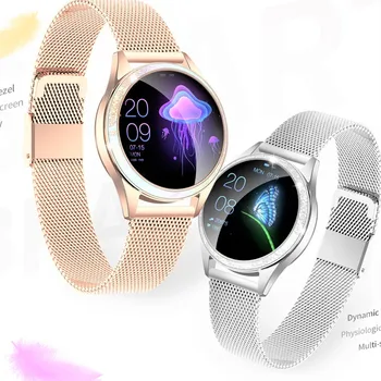 

KW20 Smart Watch Women Heart Rate Monitoring Bluetooth IP68 Waterproof Fitness Bracelet Smartwatch For Android IOS
