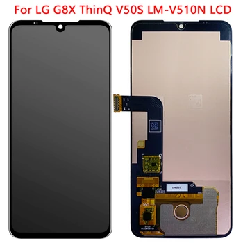 

NEW 6.4''V50S LCD For LG G8X LCD Display Touch Screen With frame Assembly For LG G8 ThinQ LM-V510N LCD Repair