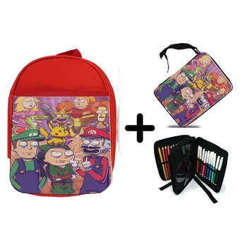 

PACK BACKPACK NETWORK AND CASE CHARACTERS ALIENS DISGUISED school