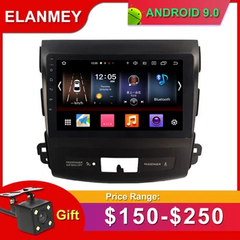 

Gift Camera Car Radio for Mitsubish Outlander 2006 Android 9.0 GPS Navigation Bluetooth Touch screen Car Audio Stere Multimedia