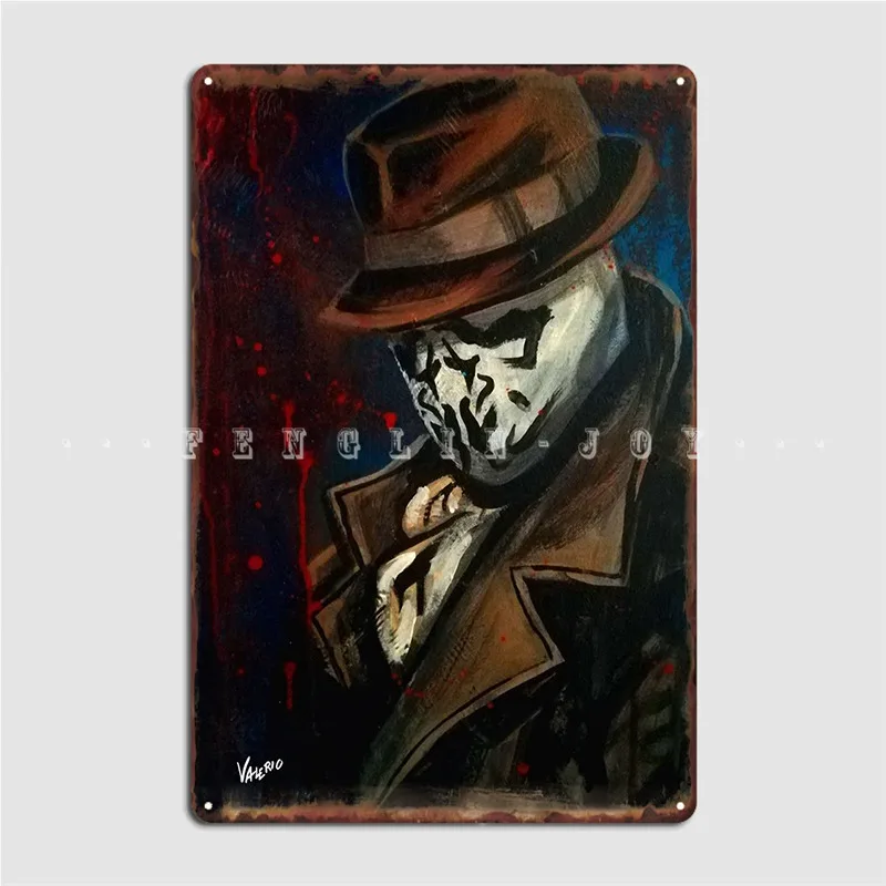 

Rorschach Metal Sign Club Party Bar Cave Retro Poster Tin Sign Posters
