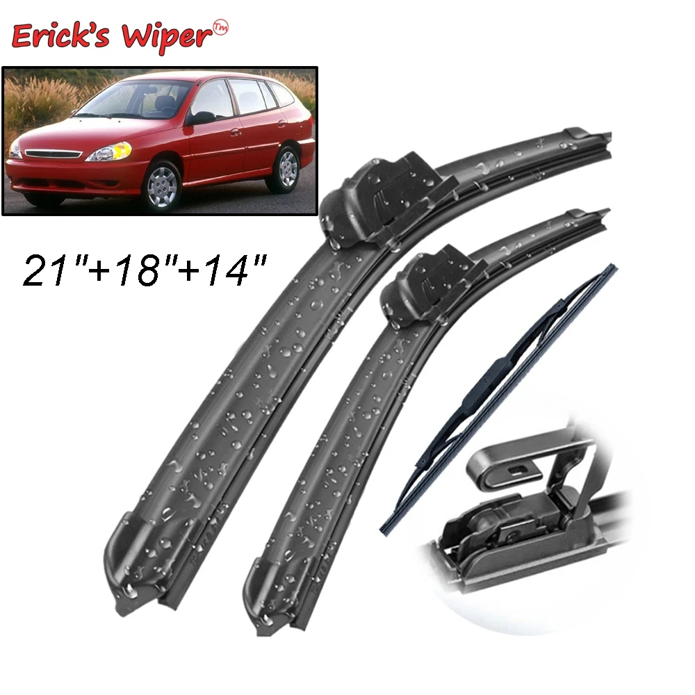 Комплект стеклоочистителей Erick для Kia Rio DC 1999-2005 лобовое стекло 2"+ 18"+ 14"
