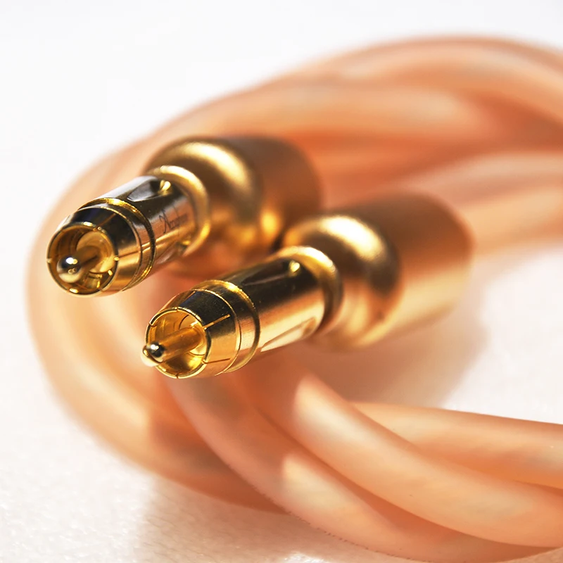 HiFi Чистая медь RCA разъем аудиофил посеребренный аудио кабель | Электроника