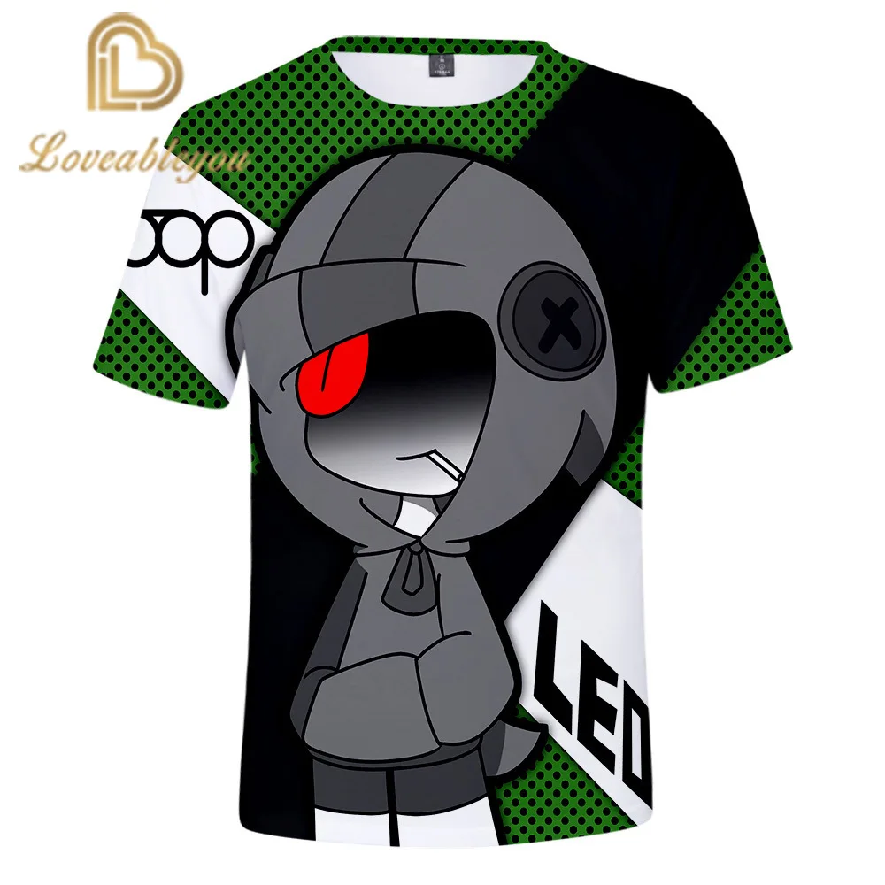

3D Shooting Game Clothing 2 To 13 Years Kids Boys Girls Short Sleeve Tshirt Streetwear T Shirt Game Cosplay T-shirt Tops