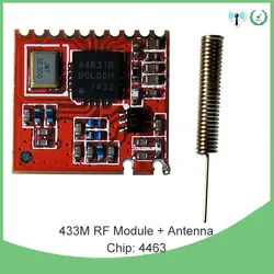 2 шт. 433 МГц rf модуль 4463 чип Long-Distance приемник связи и передатчик SPI IOT и 2 шт. 433 МГц Антенна