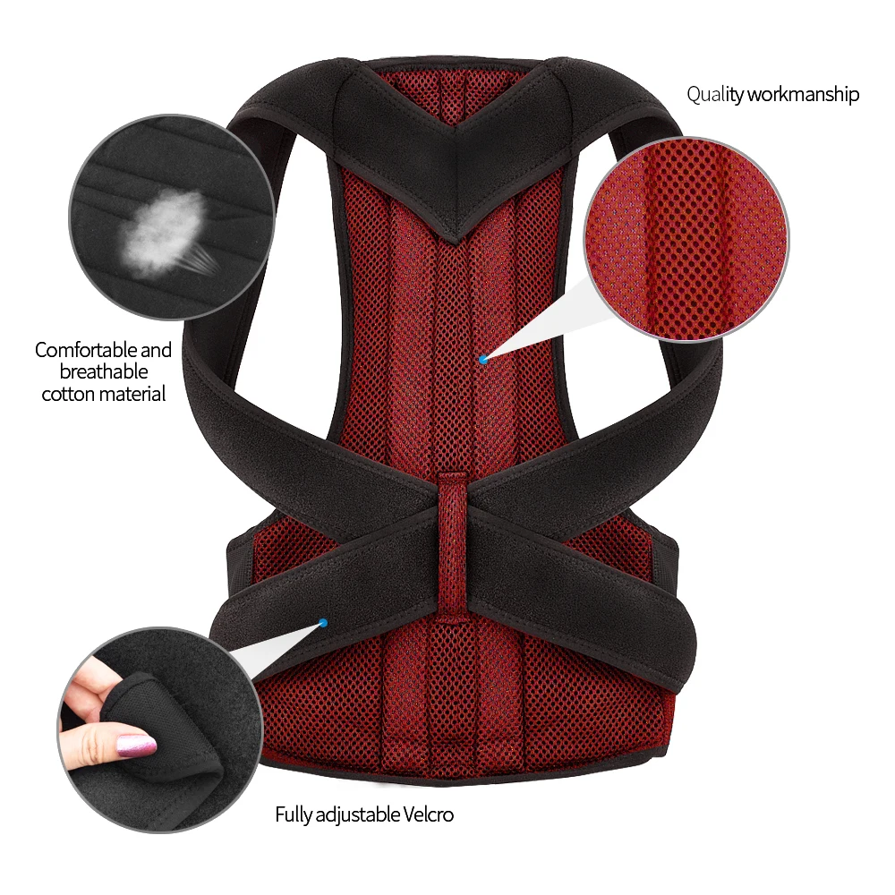 Корректор осанки для спины и талии, регулируемый коррекционный пояс для взрослых, поясной тренажер для плеч, поясничный бандаж, поддерживающий пояс для позвоночника, жилет