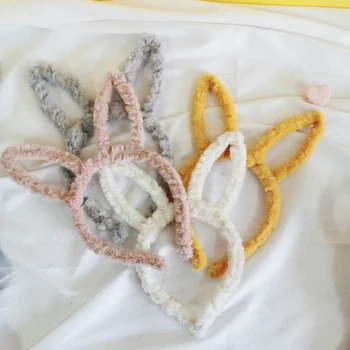 

Newst Baby Headband Girl Plush Cartoon Cute Ear Design Headband Headwear Toddler Children Baby Girl Hair Accessories Party Gifts