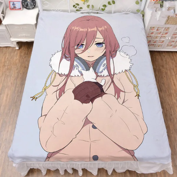 August Anime quintestinal quantuplets Nakano Nino Nakano Ichika одеяло летнее одеяло и кровать молочное волокно лист 150x200 см