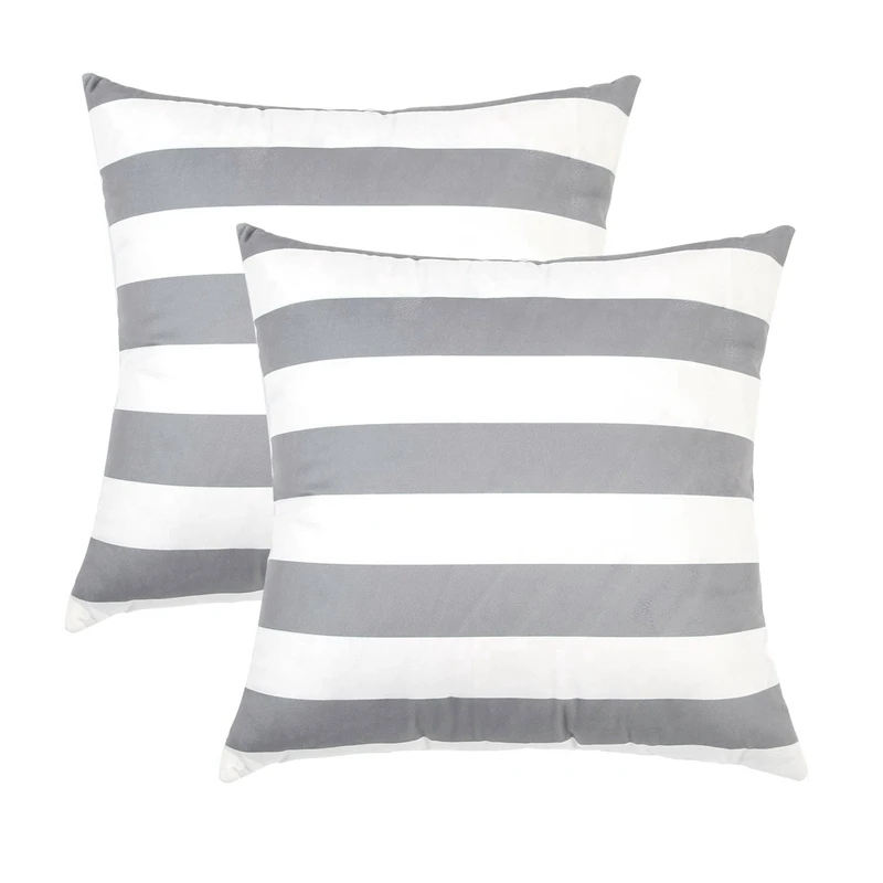 New-6 Pcs/Set Geometric Pillowcase Cover Gray Waist Square 45x45Cm Decorative Pillow Cases For Home