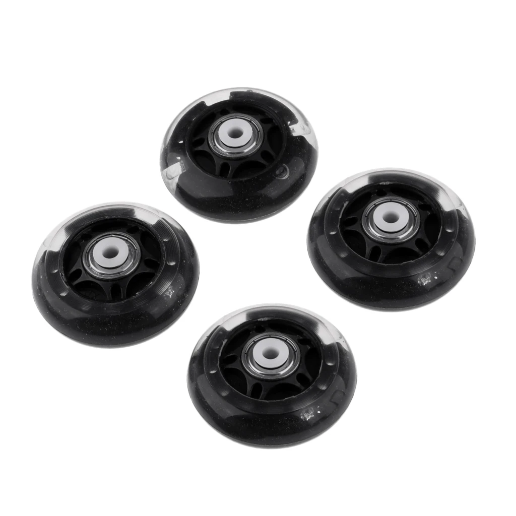 4 Pcs Professional Roller Skates Inline Skating Premium 88a PU Wheel Outdoor Sports Parts Replacement Accessories 64mm 