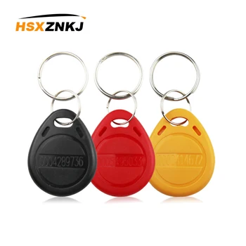 

50PCS 125KHz RFID EM4100 TK4100 Keychain Recordable Keychain Keychain ID Access Card Read-only Control RFID Card