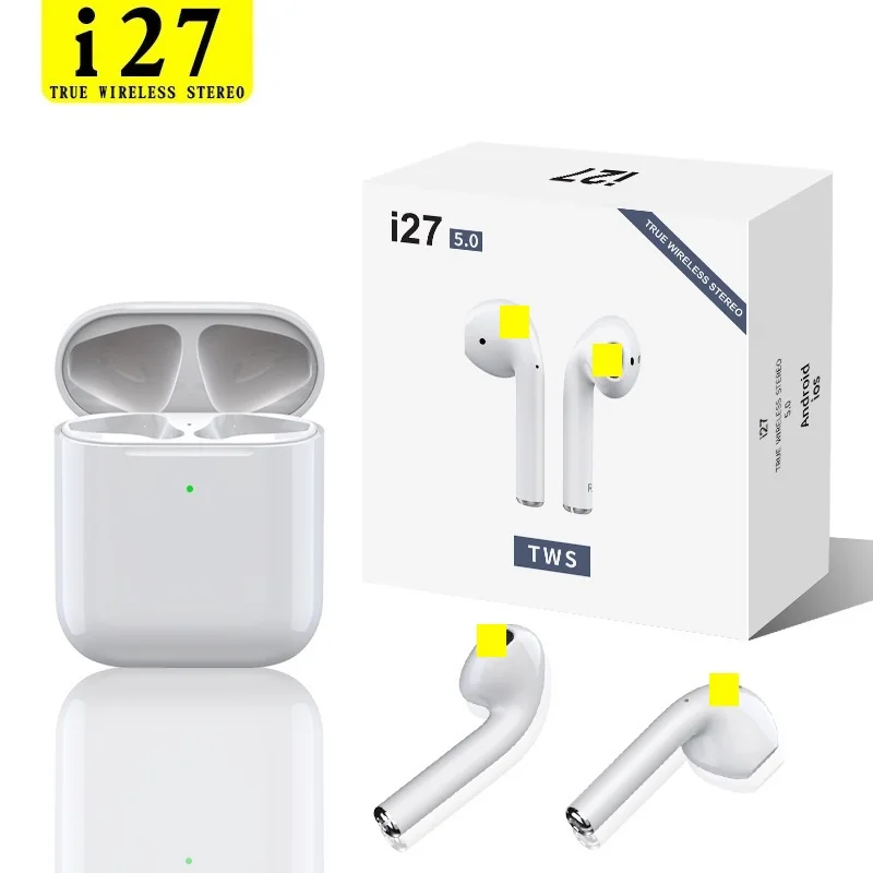 

Youbina I27 2.0 TWS 1:1 Air Pop Up Bluetooth 5.0 Earphone Wireless Smart Touch Control Earbuds Power Display Wireless Earphones