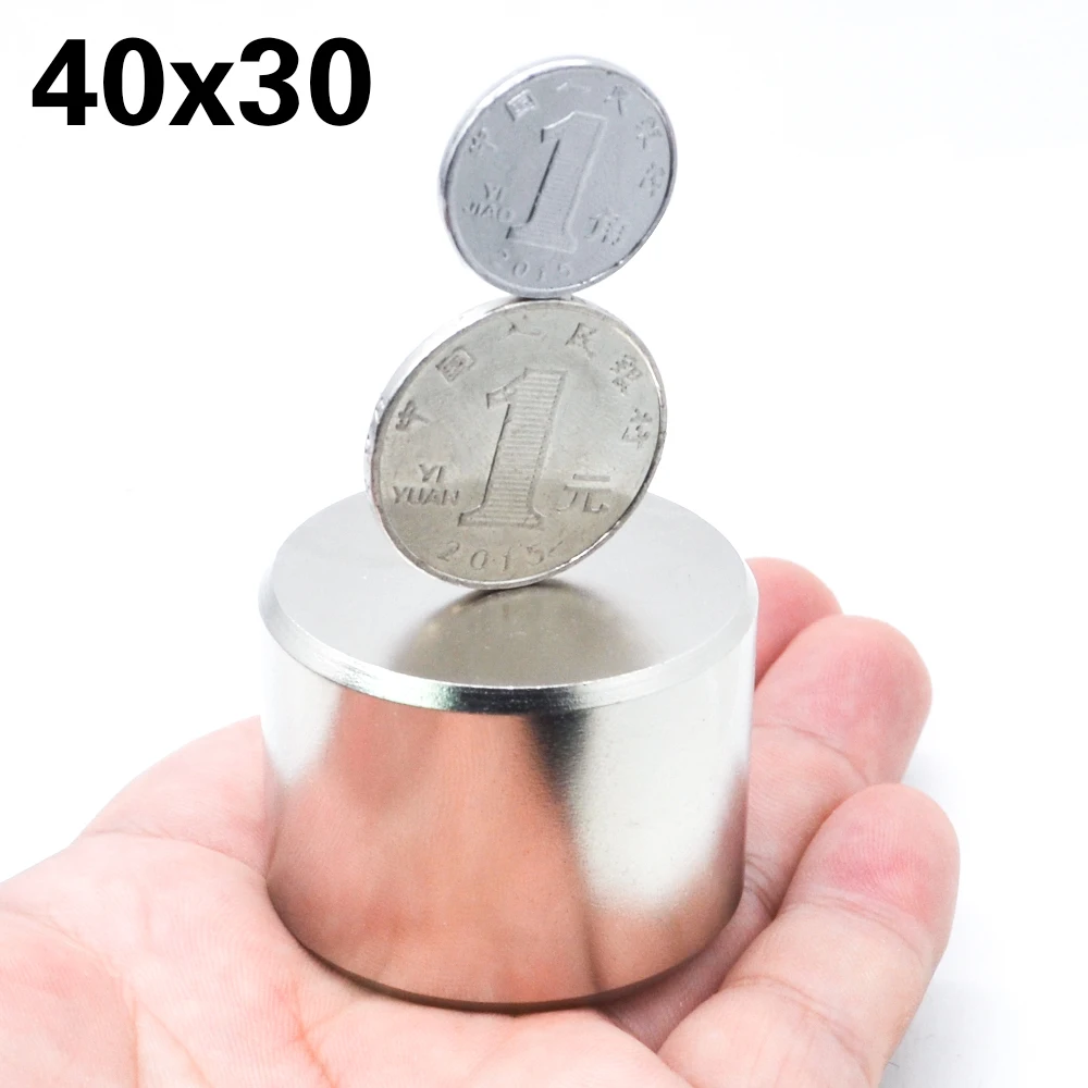 Магнит 1 шт./партия N52 диаметр 40x30 мм Горячий Круглый Магнит Сильные Магниты редкоземельные неодимовые магниты мощный, постоянный магнитный