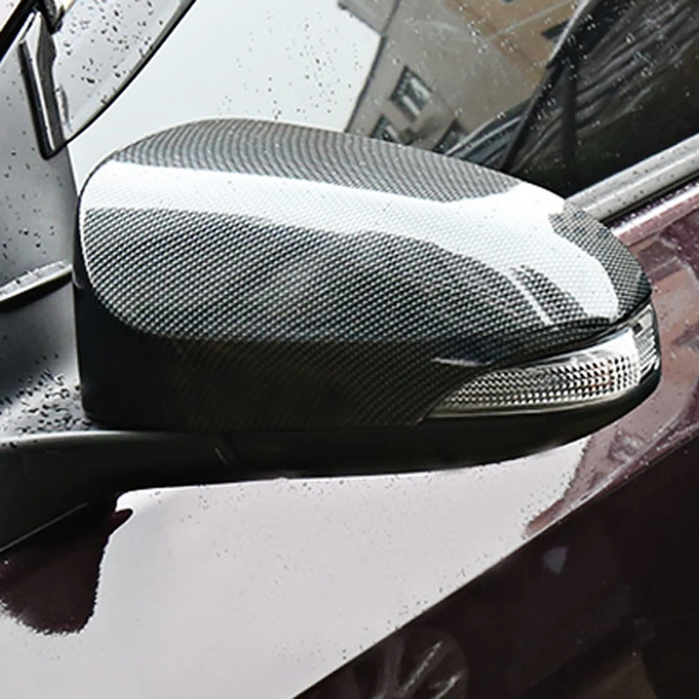 Для Toyota Corolla E170 2013-2017 Camry XV50 2014-2017 углеродное волокно цветная крышка дверного