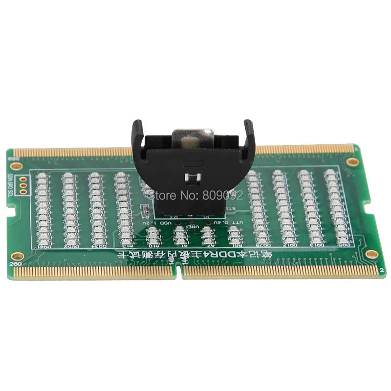 Laptop Motherboard Memory Slot DDR2/DDR3/DDR4 Diagnostic Analyzer Test Card SDRAM SO-DIMM Pin Out Notebook LED RepairTester Card