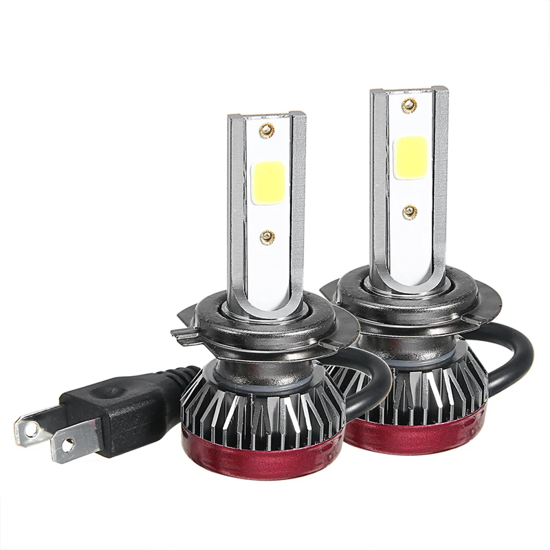 Mayitr 2pcs Car Auto H7 LED Headlight Kit 200W 20000LM Hi/Lo Beam Bulbs Light DC 9-32V 6000K Lamp | Автомобили и мотоциклы