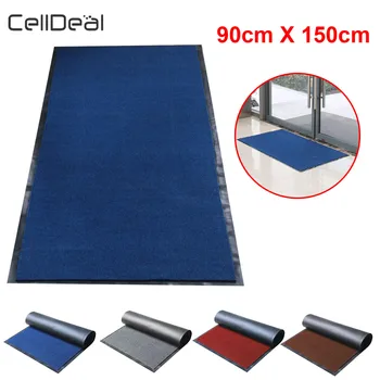 

Non-slip Doormat Rubber Floor Mat Kitchen Carpet Washable Kitchen Rug Solid Color Welcome Mats for Front Door