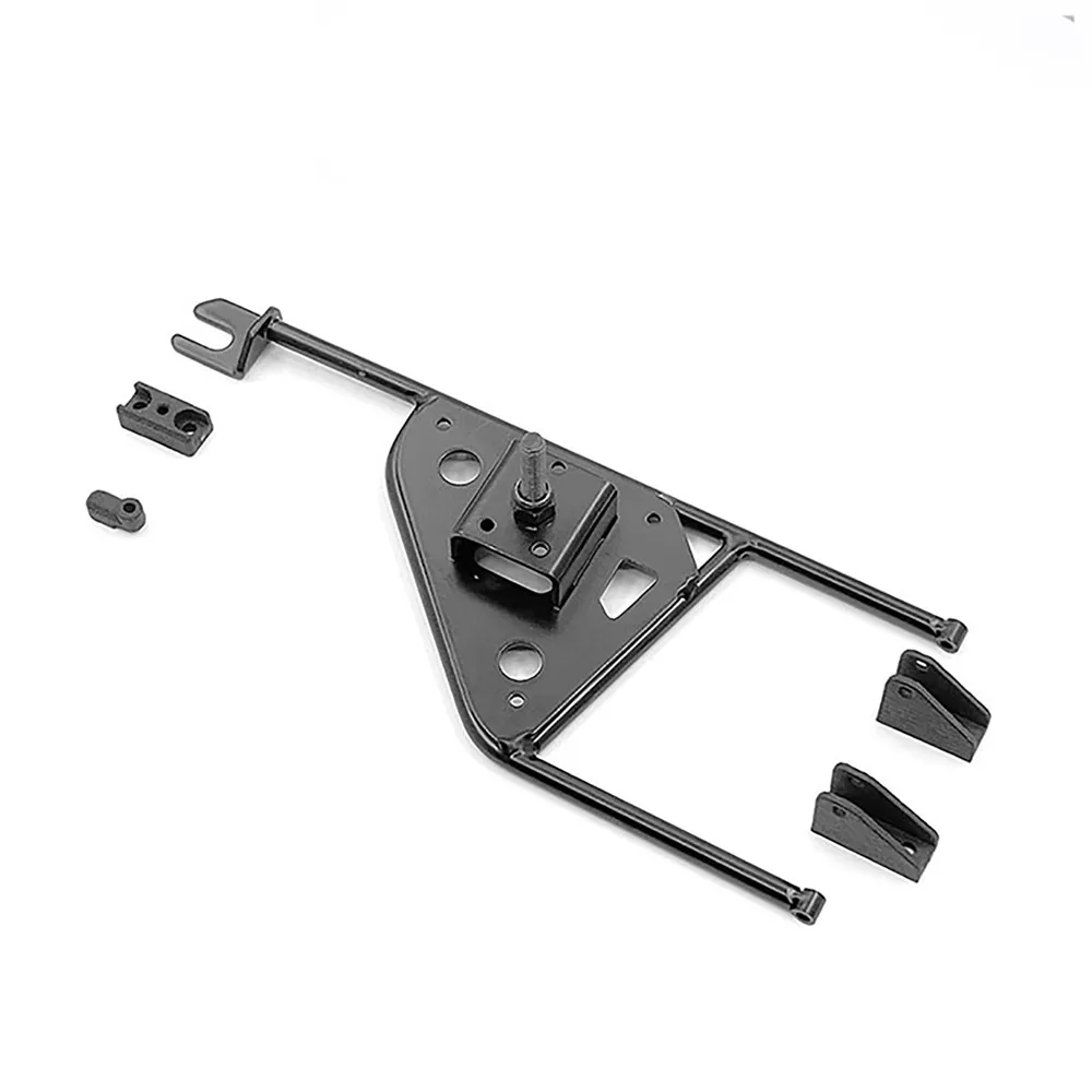 StainlessSteelRearSpareTireRackStandforRC4WD2015D90RCCar