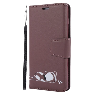 Purple Однотонный чехол для телефона Etui iPhone 6 6S 7 8 Plus X XR XS Max Wallet чехол-книжка - Цвет: Purple
