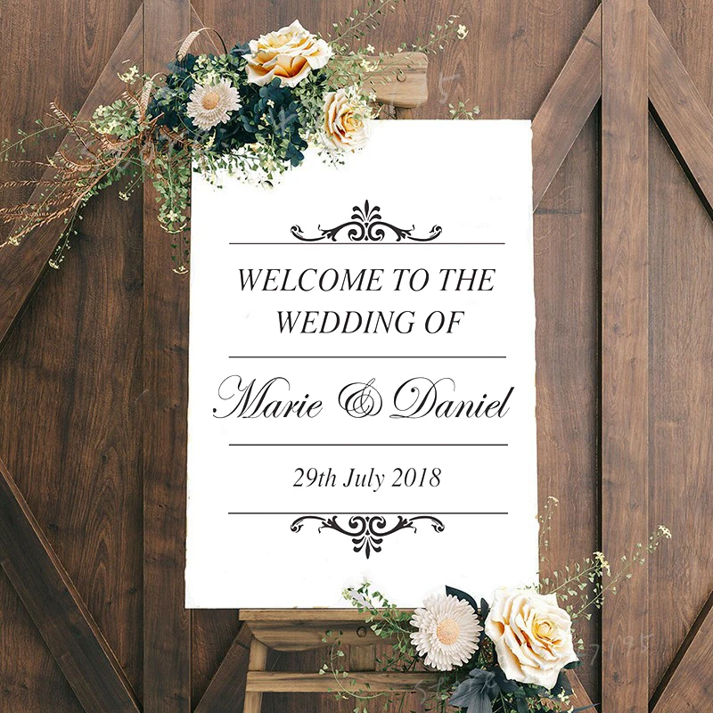 Personalized-Bride-and-groom-Name-Wedding-Sign-Monogram-Sticker-Welcome-to-Our-wedding-Quotes-Wall-Decal (1)