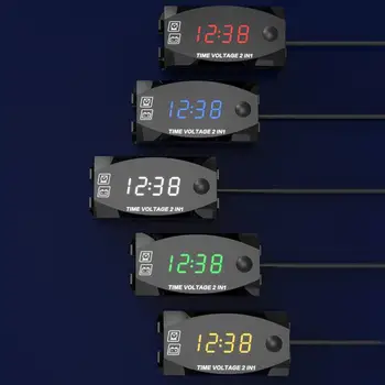 

Digital Voltmeter Calibrate Reading Led Display Voltage Meter Voltage Panel Meter Electromobile Motorcycle Car