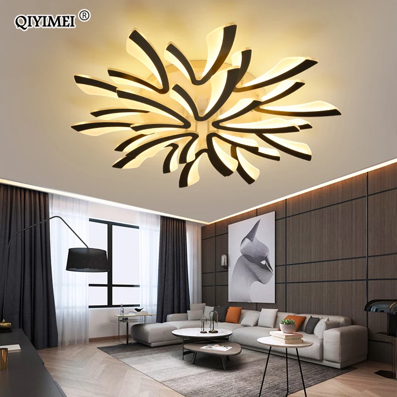 Acrylic Modern Led Ceiling Lights For Living Room Bedroom Dining Home Indoor Lamp Lighting Fixtures AC85-260V Luminaria Lampada