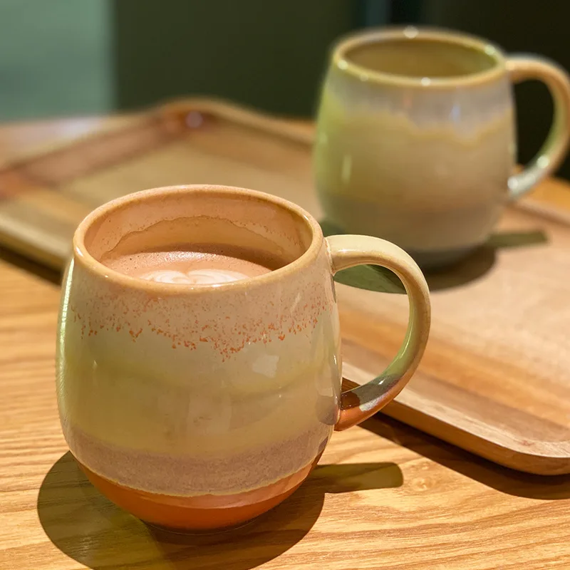 

Керамическая чашка в скандинавском стиле, креативная кружка для печи в японском стиле, семейная кружка для дома и офиса, кружка для воды, кофейная чашка
