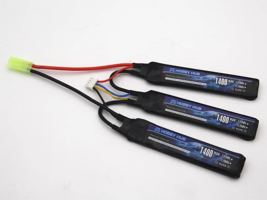 Hobby Hub 1400mAh 11,1 V 30C 3S Lipo батарея Tamiya водный Воздушный пистолет электрический RC Запчасти мощный Акку для страйкбола пистолет игрушечный аккумулятор