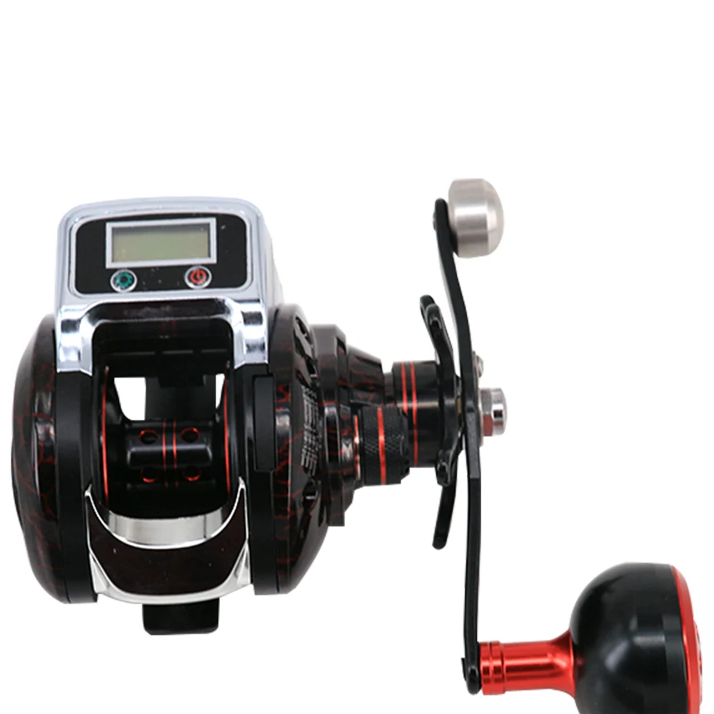 

Water drop wheel left and right hand interchangeable professional digital display CNC finishing, high-strength fishing reel