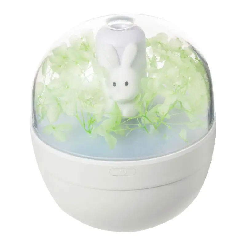 Green Сладкий увлажнитель «кролик» usb зарядка Арома эфирные масла диффузор для дома и офиса - Color: Green