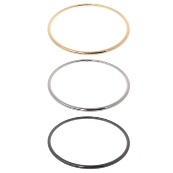 

Metal O Ring for Webbing Belt Buckle Handbag Strap Bag 12.5cm Accessories M2EB