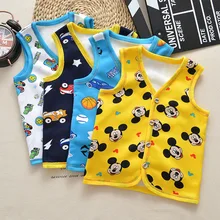 Осенне-зимний базовый кардиган для малышей, детский бархатный жилет с рисунком, теплый жилет для маленьких мальчиков