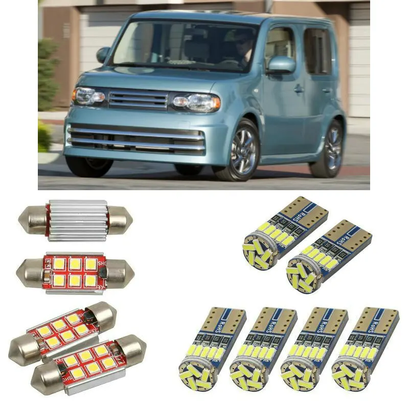Сверхъяркая внутренняя светодиодная Автомобильная фара s для Nissan Cube z12 хэтчбек