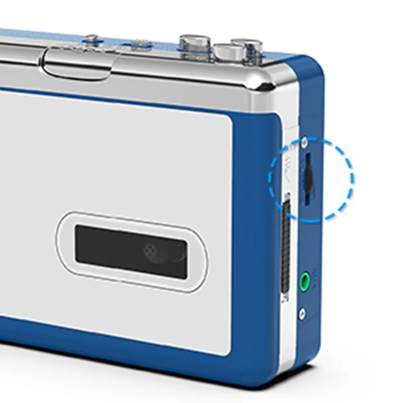 Walkman-caixa de Som Portátil com Bluetooth Reprodutor de Fita Fone de Ouvido Tocador de Fita Saída Bluetooth Alto-falante Portátil - Image 3